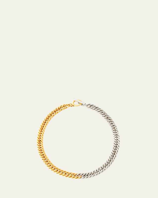 Vintage-Inspired Two-Tone Necklace